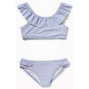 Old Navy Girls Ruffle Neck Bikini Set